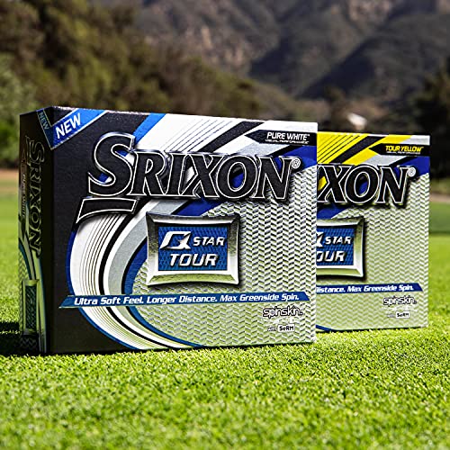 Srixon Q-Star Tour 3 Golf Balls, White (One Dozen)
