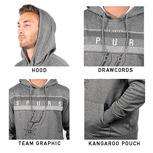 Ultra Game NBA Men's Fleece Midtown Pullover Sweatshirt