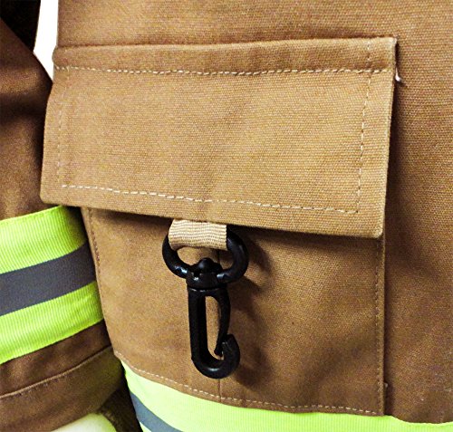 Aeromax Jr. Fire Fighter Bunker Gear, Tan, Size 4/6