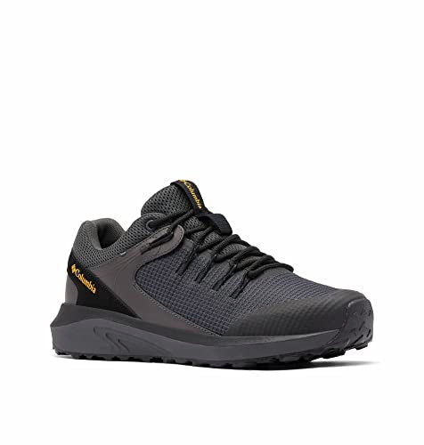 Columbia Men's Trailstorm Waterproof Hiking Shoe, Dark Grey/Bright Gold, 10.5