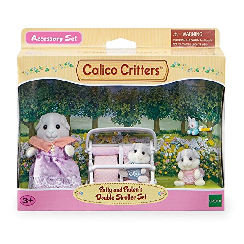 Calico Critters Patty and Paden's Double Stroller