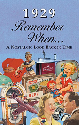 KardLet 1929 REMEMBER WHEN CELEBRATION Birthdays, Anniversaries, Reunions, Homecomings, Client and Corporate Gifts RW1929 blue