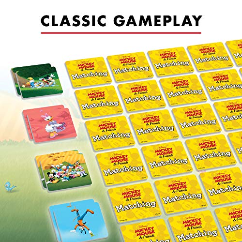 Mickey Mouse and Friends Matching Game by Wonder Forge | For Boys and Girls Age 3 to 5 | A Fun and Fast Memory Game for Kids | Mickey, Minnie Mouse, Pluto, Goofy, and more
