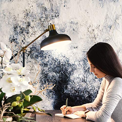 Brightech Wyatt LED Floor Lamp, Industrial Floor Lamp for Living Rooms and Offices – Charming Farmhouse Floor Lamp, Adjustable Head Standing Lamp for Bedroom Reading, Stunning Living Room Decor