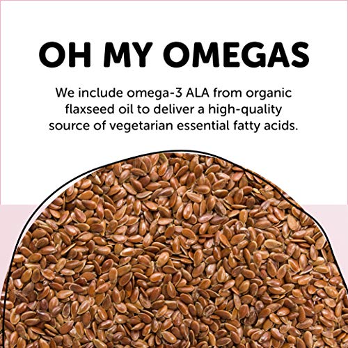 SmartyPants Organic Womens Multivitamin, Daily Gummy Vitamins: Biotin, Probiotics, Vitamin C, D3, B12, Omega 3, and Zinc for Immune Support, Energy, and Hair Skin and Nails, 120 Gummies, 30 Day Supply