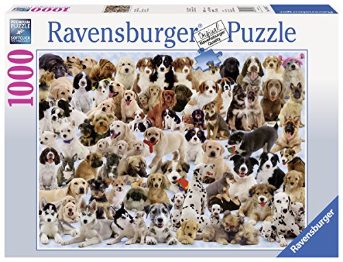 Ravensburger Dogs Galore - 1000 Piece Jigsaw Puzzle for Adults – Every piece is unique, Softclick technology Means Pieces Fit Together Perfectly