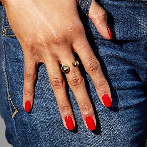 CND Shellac Gel Nail Polish, Long-lasting NailPaint Color with Curve-hugging Brush, Red/Burgundy Polish, 0.25 fl oz