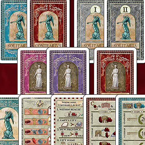 Rio Grande Games: Concordia Solitaria Expansion - Strategy Board Game Expansion to Concordia - Ages 14+, 1-2 Players, 60 Min Game Play, (RGG615)