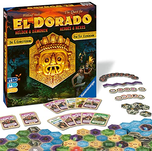 Ravensburger The Quest for El Dorado: Golden Temples Adventure Family Game For Ages 10 and Up