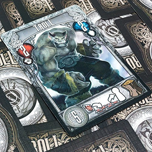 Grey Fox Games Champions of Midgard Strategy Board Game, 60-90 minute playing time, Ages 10 and up, 2-4 players, Dice-Driven Combat to Gain the Most Glory and Become the Next Jarl