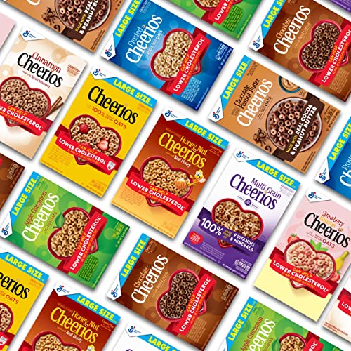 Chocolate Peanut Butter Cheerios Cereal, Breakfast Cereal With Whole Grain Oats, 18 OZ Family Size