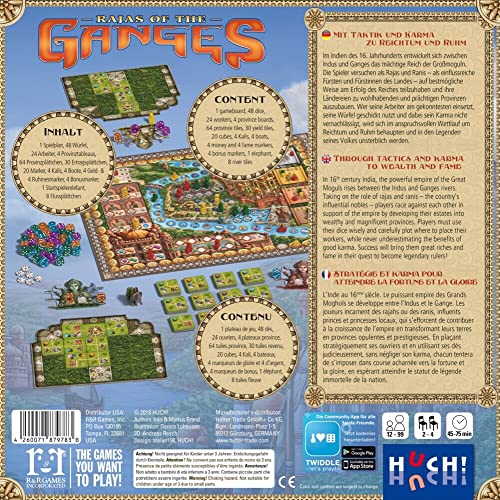 R and R Games Rajas of The Ganges Strategy Board Game