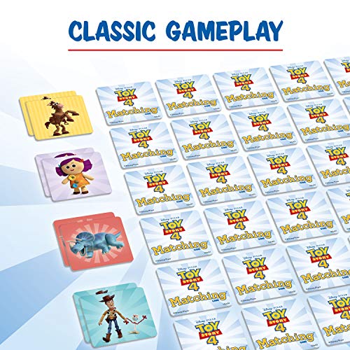 Toy Story 4 Matching Game by Wonder Forge | For Boys and Girls Age 3 to 5 | A Fun and Fast Memory Game for Kids | Woody, Jessie, Buzz Light-Year, and more
