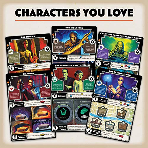 Ravensburger Horrified: Universal Monsters Strategy Board Game for Ages 10 and Up