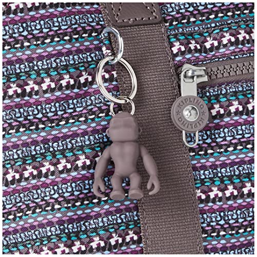 Kipling womens WomenÃ‚â€™s Art Mini Tote Bag, Lightweight Weekender, Nylon Travel Handbag Small Shoulder Bag, Stripy Dots, 13.5 L x 8.25 H 7.25 D US