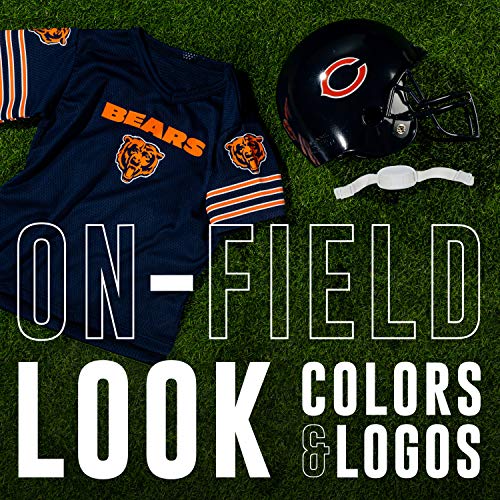 Franklin Sports NFL Chicago Bears Kids Football Set, Includes Helmet, Chinstrap and Jersey