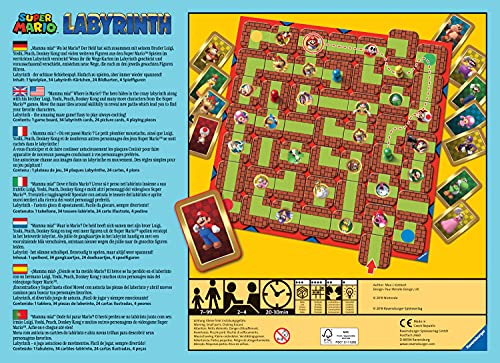 Ravensburger Super Mario Labyrinth Family Board Game for Kids and Adults Ages 7 and Up - So Easy to Learn and Play with Great Replay Value