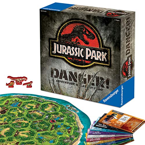 Ravensburger Jurassic Park Danger! Adventure Strategy Game for Kids and Adults Age 10 and Up!