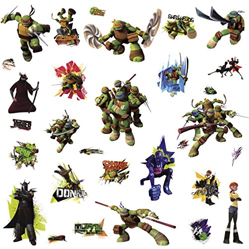 RoomMates RMK2246SCS Teenage Mutant Ninja Turtles Peel and Stick Wall Decals