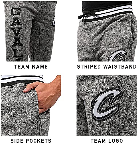 Ultra Game NBA Men's Soft Fleece Active Jogger Sweatpants