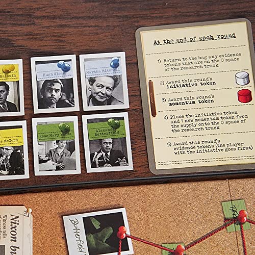 Capstone Games: Watergate, Strategy Board Game, History of Watergate Included With Game, Not Essential to Play, 2-Player Game of the Year 2019, Ages 12 and Up