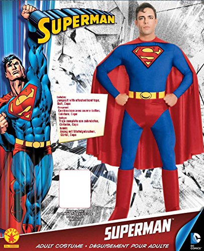Rubie's Men's Adult Superman Costume, As Shown, Extra Large