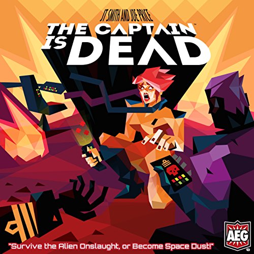 The Captain is Dead - Cooperative Board Game, Save Your Starship, Fight The Aliens, 1 to 7 Players, 45 Minute Playtime, Ages 12 and Up, Alderac Entertainment Group (AEG)
