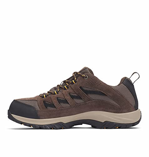 Columbia Men's Crestwood Waterproof, Mud/Squash, 13