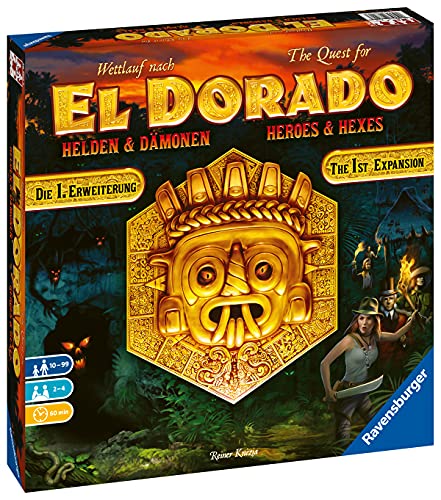 Ravensburger The Quest for El Dorado: Golden Temples Adventure Family Game For Ages 10 and Up