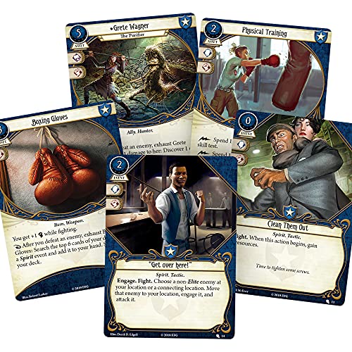 Arkham Horror The Card Game Nathaniel Cho Starter Deck | Horror Game | Mystery Game | Cooperative Card Game | Ages 14+ | 1-2 Players | Average Playtime 1-2 Hours | Made by Fantasy Flight Games