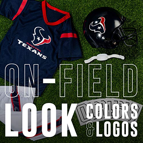 Franklin Sports Houston Texans Kids Football Uniform Set - NFL Youth Football Costume for Boys and Girls - Set Includes Helmet, Jersey and Pants - Medium