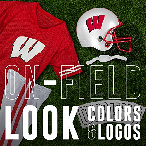 Franklin Sports NCAA Wisconsin Badgers Kids College Football Uniform Set - Youth Uniform Set - Includes Jersey, Helmet, Pants - Youth Small