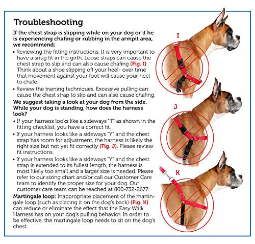 PetSafe Easy Walk No-Pull Dog Harness - The Ultimate Harness to Help Stop Pulling - Take Control and Teach Better Leash Manners - Helps Prevent Pets Pulling on Walks - Large, Black/Silver