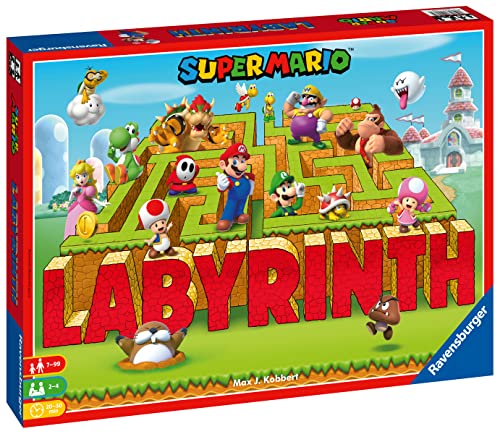 Ravensburger Super Mario Labyrinth Family Board Game for Kids and Adults Ages 7 and Up - So Easy to Learn and Play with Great Replay Value