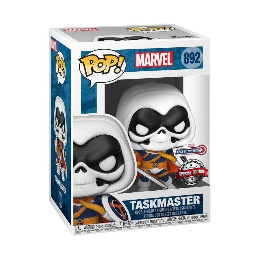 Funko Pop! Marvel: Year of The Shield - Taskmaster Vinyl Bobblehead, Amazon Exclusive