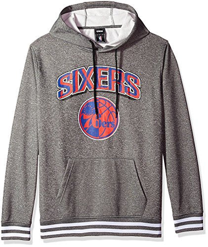 Ultra Game NBA Men's Soft Fleece Hoodie Sweatshirt Heather Gray Large