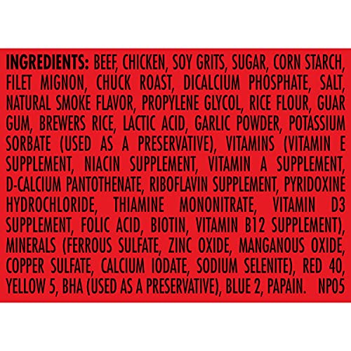 Milk-Bone Soft and Chewy Dog Treats, Beef and Filet Mignon Recipe, 25 Ounces