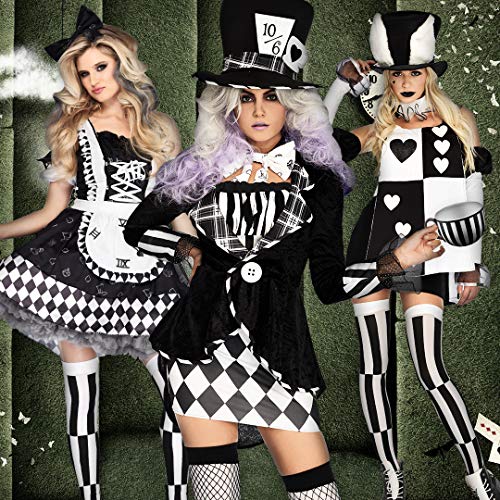 Leg Avenue Women's Costume, Black/White, Medium