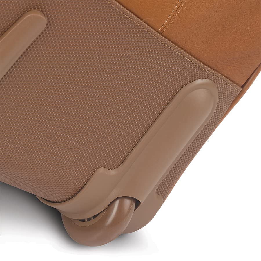 Solo Walker Leather Rolling Device Bag, Tan