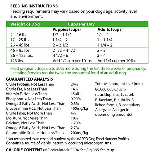 Health Extension Dry Dog Food, Natural Food for All Puppies and Dogs with Added Vitamins and Mineral, Lamb and Brown Rice Recipe (4 Lb / 1.8 Kg)