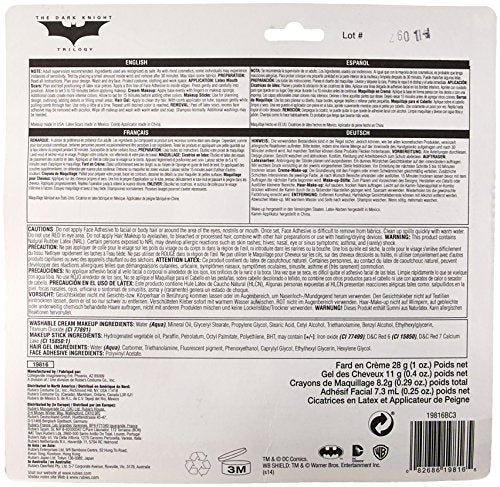 Rubie's Costume Batman The Dark Knight Joker Deluxe Makeup Kit