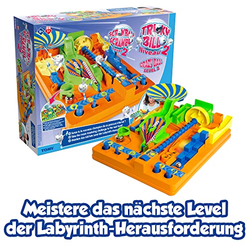 TOMY Screwball Scramble 2 Marble Run Game for Kids — Timed Maze Kids Games — Cooperative Board Games for Family Game Night — Ages 5 and Up