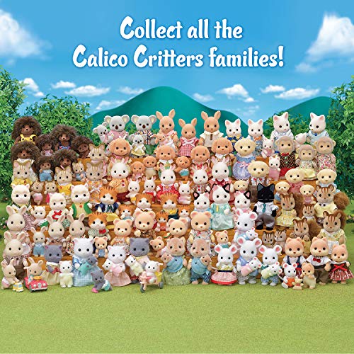 Calico Critters, Tuxedo Cat Family, Dolls, Dollhouse Figures, Collectible Toys, Multi, 3 inches