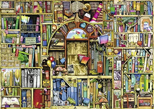 Ravensburger Bizarre Bookshop 2 1000 Piece Jigsaw Puzzle for Adults – Every piece is unique, Softclick technology Means Pieces Fit Together Perfectly