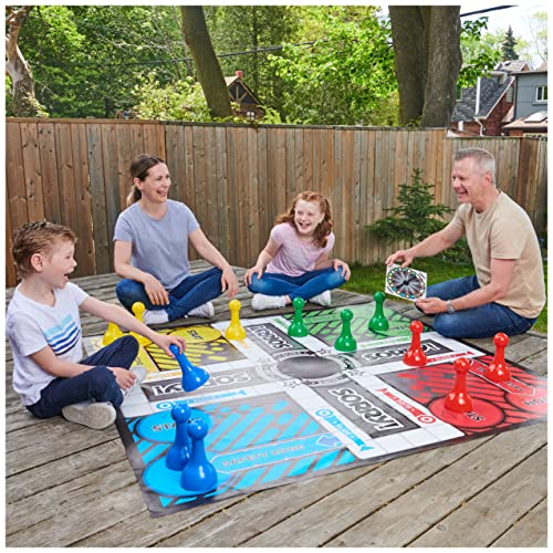 Giant Sorry! Classic Family Board Game Indoor Outdoor Retro Party Activity Summer Toy with Oversized Gameboard, for Adults and Kids Ages 6 and up