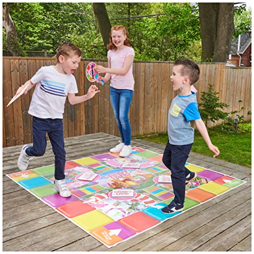 Giant Candy Land Classic Retro Party Board Game Indoor/Outdoor with Big Oversized Gameboard Summer Toy for Preschoolers, Kids, and Families Ages 4 and up