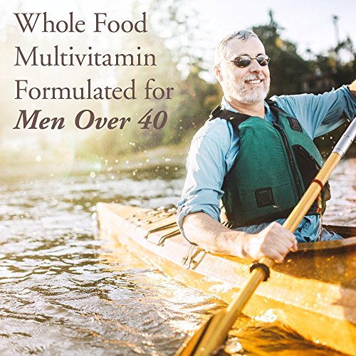 Garden of Life mykind Organics Whole Food Multivitamin for Men 40+, 60 Tablets, Vegan Mens Multi for Health, Well-Being Certified Organic Whole Food Vitamins, Minerals for Men Over 40, Mens Vitamins