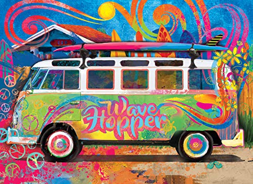 EuroGraphics VW Wave Hopper 550-Piece Puzzle in Collectible Tin with Poster