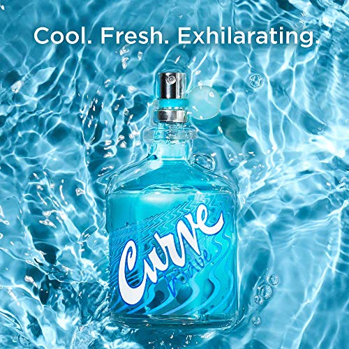 Men's Cologne Fragrance Spray by Curve, Casual Cool Day or Night Scent, Curve Wave, 4.2 Fl Oz