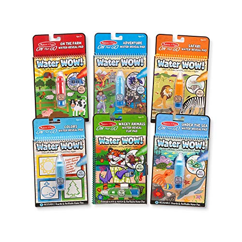 Melissa and Doug On the Go Water Wow! Activity Pad 6-Pack